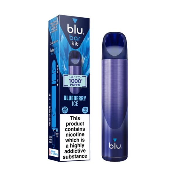 BLU BAR 1000 PREFILLED POD VAPE KIT 20MG - Image 2