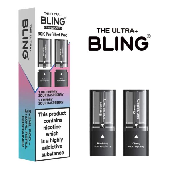 THE BLING ULTRA+ 30K PREFILLED PODS 20MG (2 PACK) - Image 9