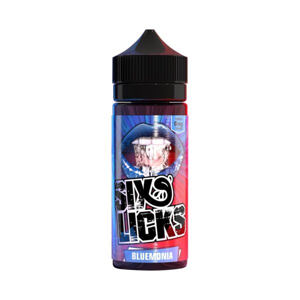 BLUEMONIA 100ML E LIQUID SIX LICKS