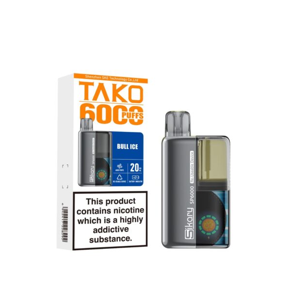 SKE SIKARY TAKO SP6000 PREFILLED POD VAPE KIT 20MG - Image 4