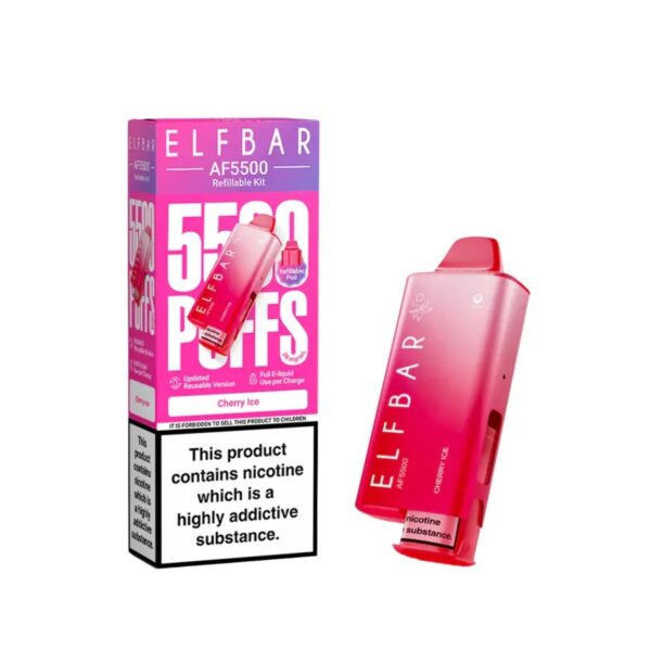 ELF BAR AF5500 PREFILLED POD VAPE KIT 20MG - Image 8
