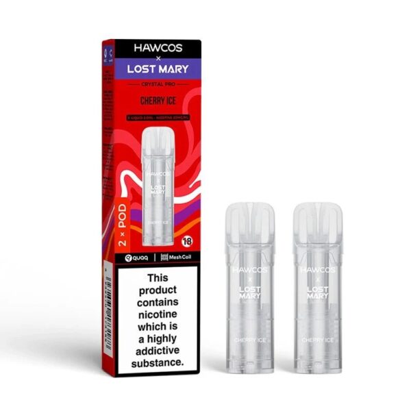 HAWCOS X LOST MARY CRYSTAL PRO 600 PREFILLED PODS 20MG (2 PACK) - Image 6