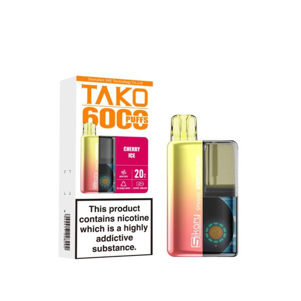SKE SIKARY TAKO SP6000 PREFILLED POD VAPE KIT 20MG - Image 6