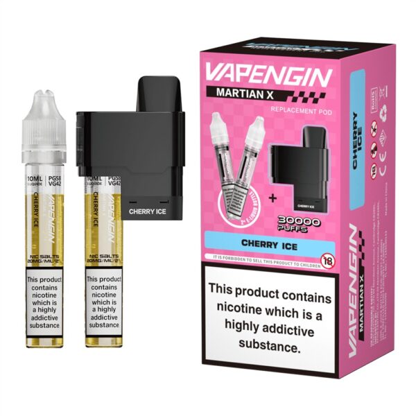 VAPENGIN MARTIAN X LITE PREFILLED POD & REFILL CONTAINERS 20MG - Image 4