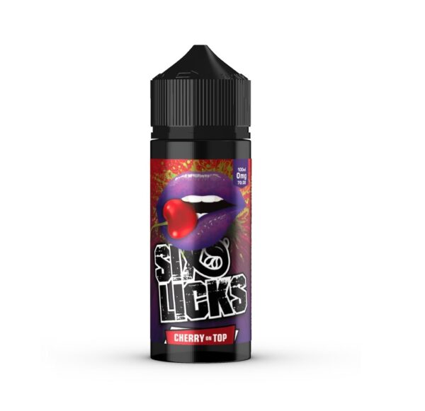 CHERRY ON TOP 100ML E LIQUID SIX LICKS