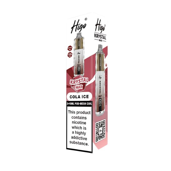 HIGO KRYSTAL MAX 7500 PREFILLED POD VAPE KIT 20MG - Image 24