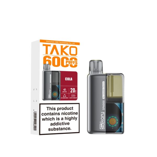 SKE SIKARY TAKO SP6000 PREFILLED POD VAPE KIT 20MG - Image 8
