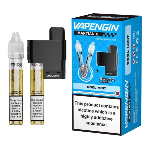 VAPENGIN MARTIAN X LITE PREFILLED POD & REFILL CONTAINERS 20MG - Image 5