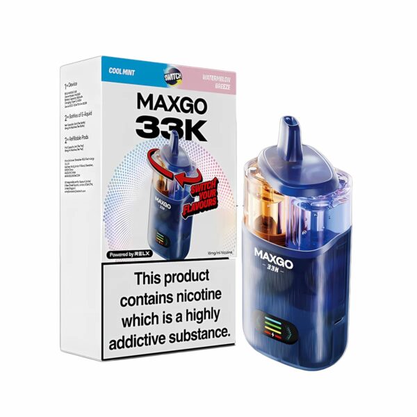 RELX MAXGO COMBO 33K PREFILLED POD VAPE KIT 18MG - Image 2