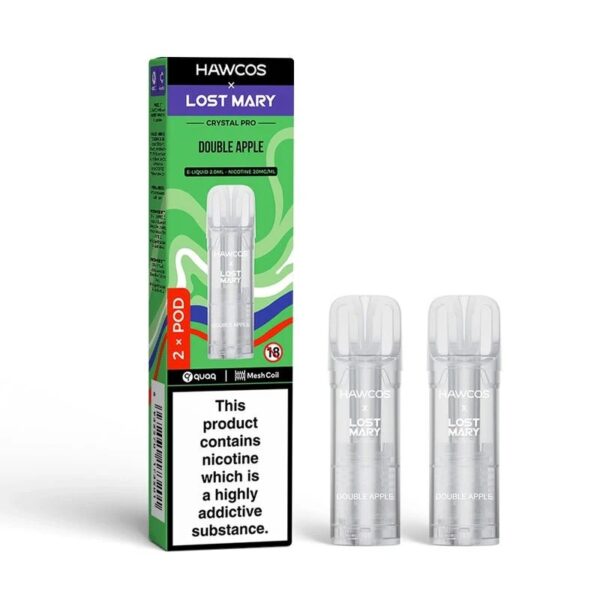 HAWCOS X LOST MARY CRYSTAL PRO 600 PREFILLED PODS 20MG (2 PACK) - Image 8