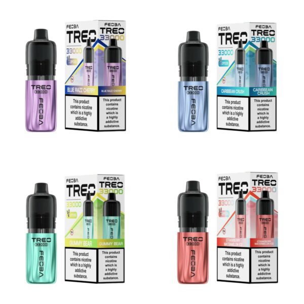FEOBA TREO 33000 PREFILLED POD VAPE KIT 20MG