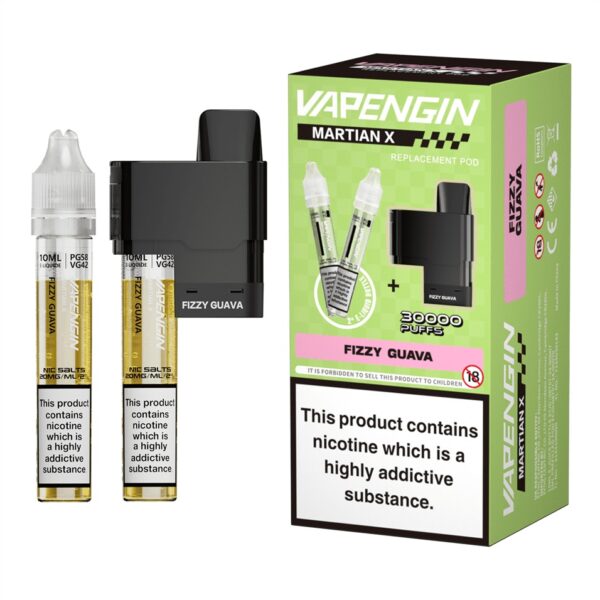 VAPENGIN MARTIAN X LITE PREFILLED POD & REFILL CONTAINERS 20MG - Image 6