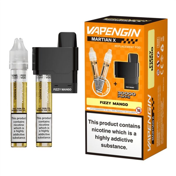 VAPENGIN MARTIAN X LITE PREFILLED POD & REFILL CONTAINERS 20MG - Image 7