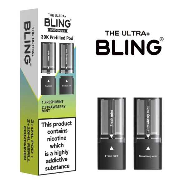 THE BLING ULTRA+ 30K PREFILLED PODS 20MG (2 PACK) - Image 13
