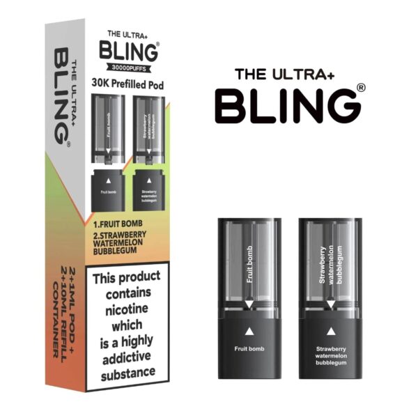 THE BLING ULTRA+ 30K PREFILLED PODS 20MG (2 PACK) - Image 14