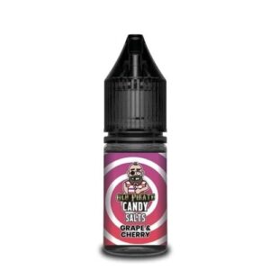 GRAPE & CHERRY NIC SALT 10ML OLD PIRATE CANDY PACK OF 10
