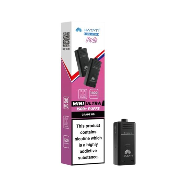 HAYATI MINI ULTRA 1500 PREFILLED PODS 20MG (2 PACK) - Image 11
