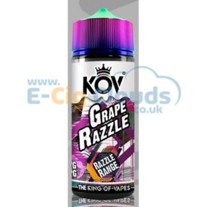 GRAPE RAZZLE RAZZLE RANGE 100ML E LIQUID KOV EXP