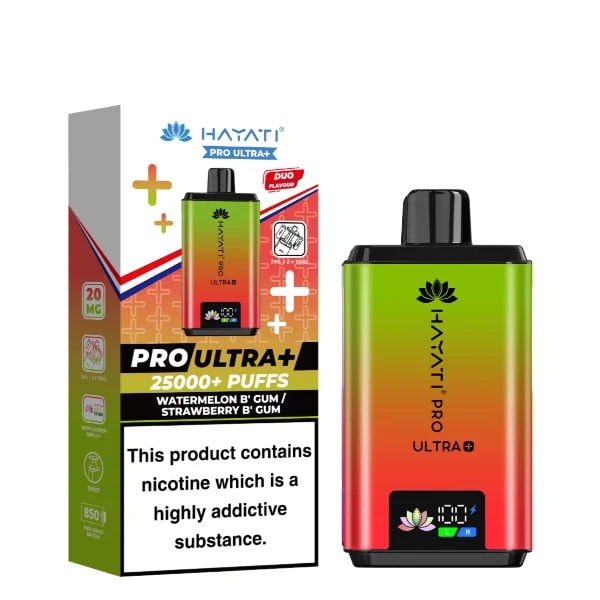 HAYATI PRO ULTRA PLUS 25000 PREFILLED POD VAPE KIT 20MG - Image 6