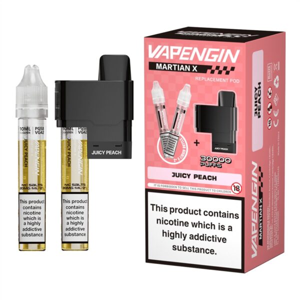VAPENGIN MARTIAN X LITE PREFILLED POD & REFILL CONTAINERS 20MG - Image 8
