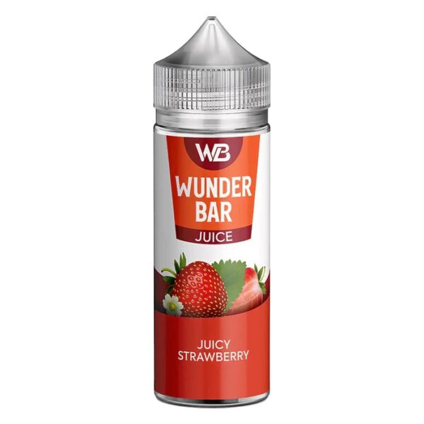 JUICY STRAWBERRY 100ML E LIQUID WUNDER BAR