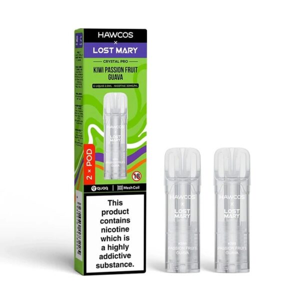 HAWCOS X LOST MARY CRYSTAL PRO 600 PREFILLED PODS 20MG (2 PACK) - Image 10