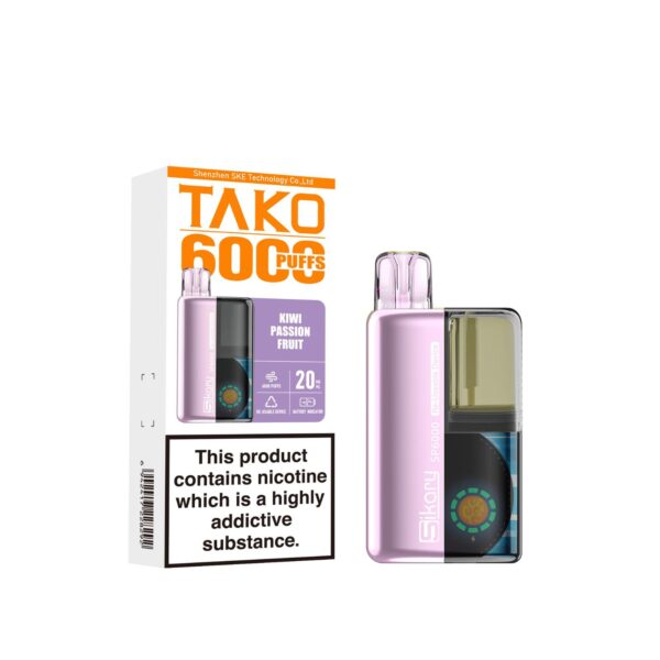 SKE SIKARY TAKO SP6000 PREFILLED POD VAPE KIT 20MG - Image 10