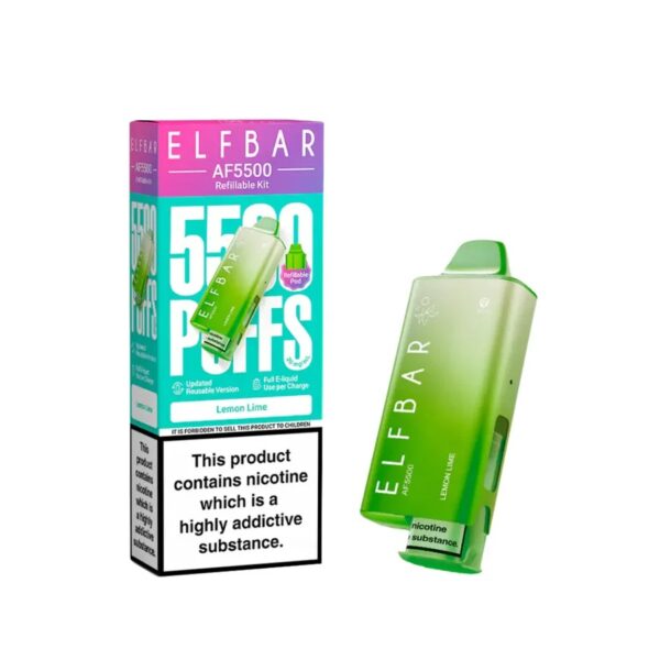 ELF BAR AF5500 PREFILLED POD VAPE KIT 20MG - Image 12