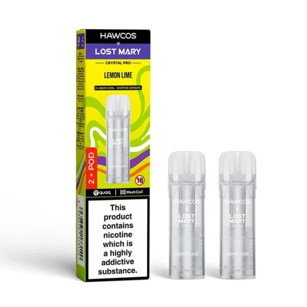 HAWCOS X LOST MARY CRYSTAL PRO 600 PREFILLED PODS 20MG (2 PACK) - Image 11