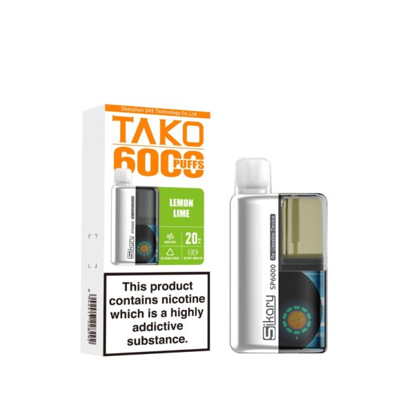 SKE SIKARY TAKO SP6000 PREFILLED POD VAPE KIT 20MG - Image 12