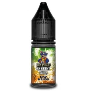 MAD MANGO NIC SALT 10ML OLD PIRATE SHERBET PACK OF 10