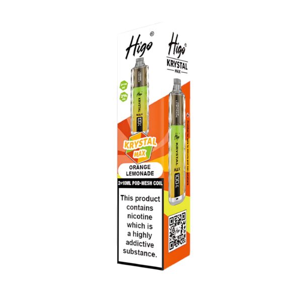 HIGO KRYSTAL MAX 7500 PREFILLED POD VAPE KIT 20MG - Image 40