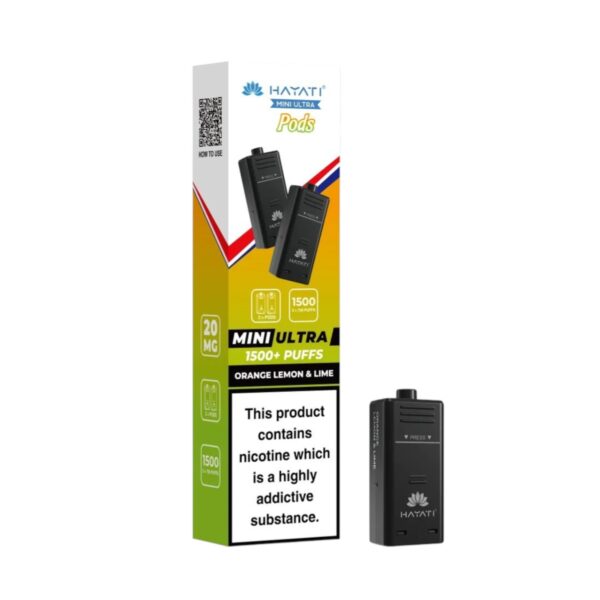 HAYATI MINI ULTRA 1500 PREFILLED PODS 20MG (2 PACK) - Image 15