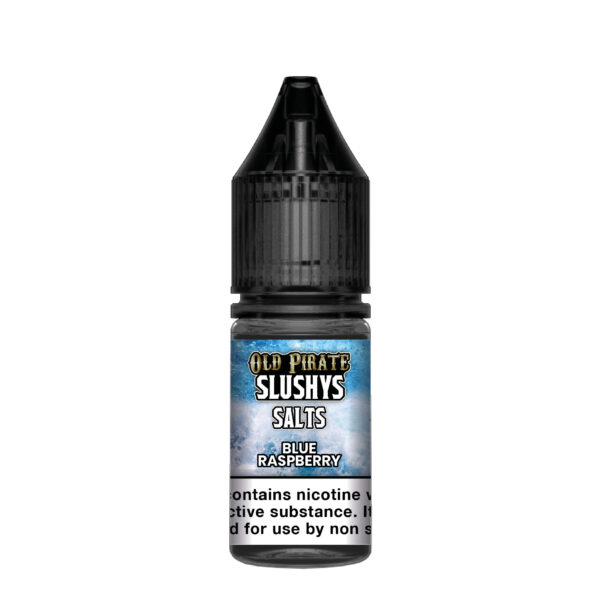 BLUE RASPBERRY NIC SALT 10ML OLD PIRATE SLUSHY PACK OF 10