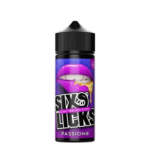 PASSION8 100ML E LIQUID SIX LICKS