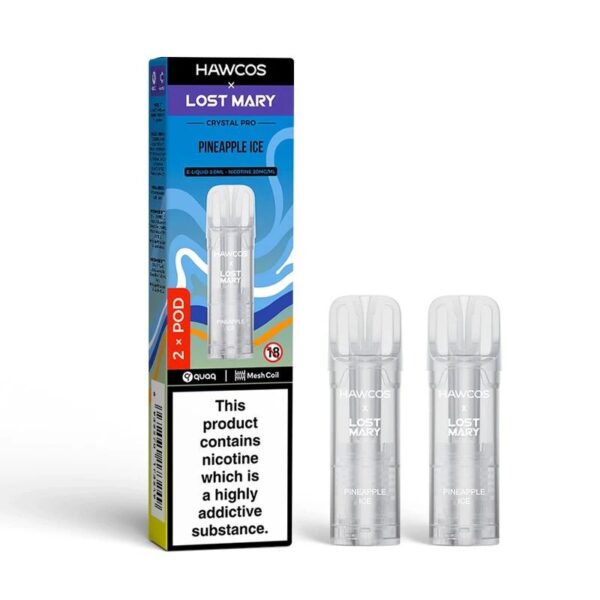 HAWCOS X LOST MARY CRYSTAL PRO 600 PREFILLED PODS 20MG (2 PACK) - Image 13