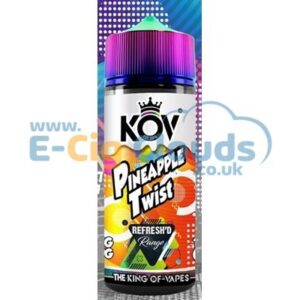 PINEAPPLE TWIST REFRESHED RANGE 100ML E LIQUID KOV EXP