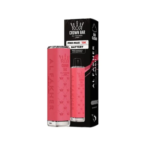 AL FAKHER CROWN BAR PRO MAX 12K BATTERY & PREFILLED REPLACEMENT POD 20MG - Image 9