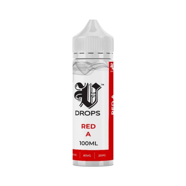 RED A 100ML 80/20 E LIQUID V DROPS