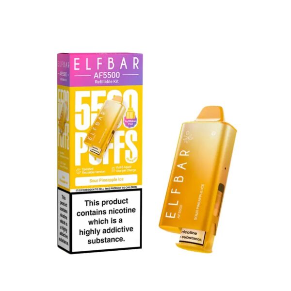 ELF BAR AF5500 PREFILLED POD VAPE KIT 20MG - Image 14