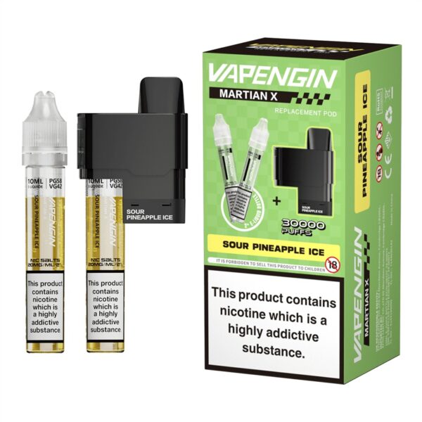 VAPENGIN MARTIAN X LITE PREFILLED POD & REFILL CONTAINERS 20MG - Image 12