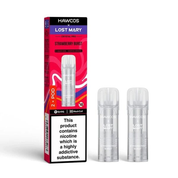 HAWCOS X LOST MARY CRYSTAL PRO 600 PREFILLED PODS 20MG (2 PACK) - Image 15