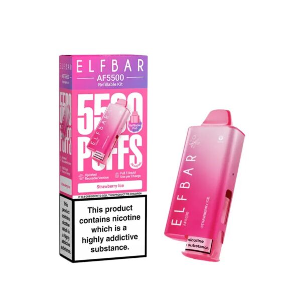 ELF BAR AF5500 PREFILLED POD VAPE KIT 20MG - Image 16