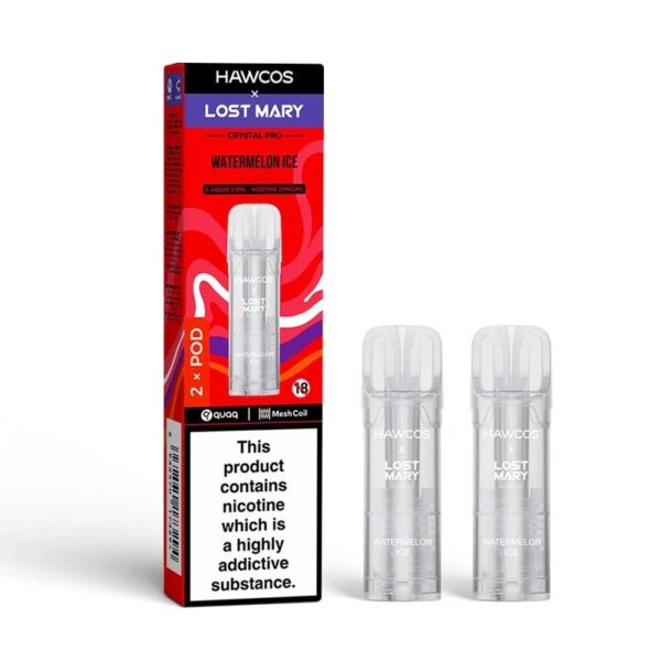HAWCOS X LOST MARY CRYSTAL PRO 600 PREFILLED PODS 20MG (2 PACK) - Image 18