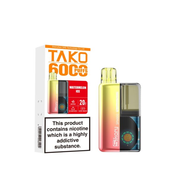 SKE SIKARY TAKO SP6000 PREFILLED POD VAPE KIT 20MG - Image 20