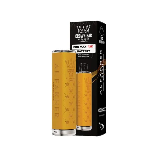 AL FAKHER CROWN BAR PRO MAX 12K BATTERY & PREFILLED REPLACEMENT POD 20MG - Image 11