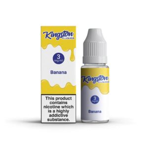 BANANA 10ML E LIQUID (50/50) KINGSTON PACK OF 10