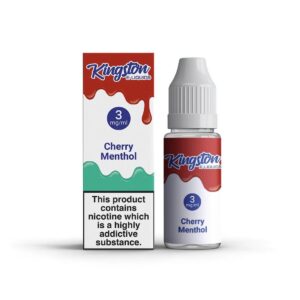 CHERRY MENTHOL 10ML E LIQUID (50/50) KINGSTON PACK OF 10