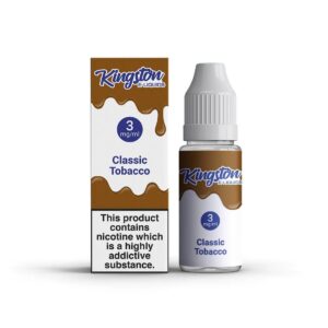 CLASSIC TOBACCO 10ML E LIQUID (50/50) KINGSTON PACK OF 10