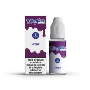 GRAPE 10ML E LIQUID (50/50) KINGSTON PACK OF 10